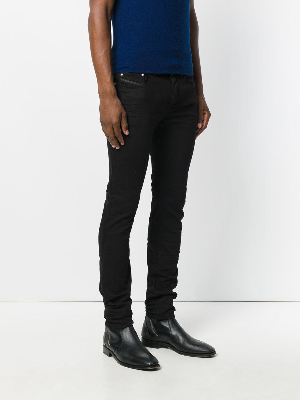 Lyst Diesel Black Gold Low Rise Skinny Jeans in Black for Men