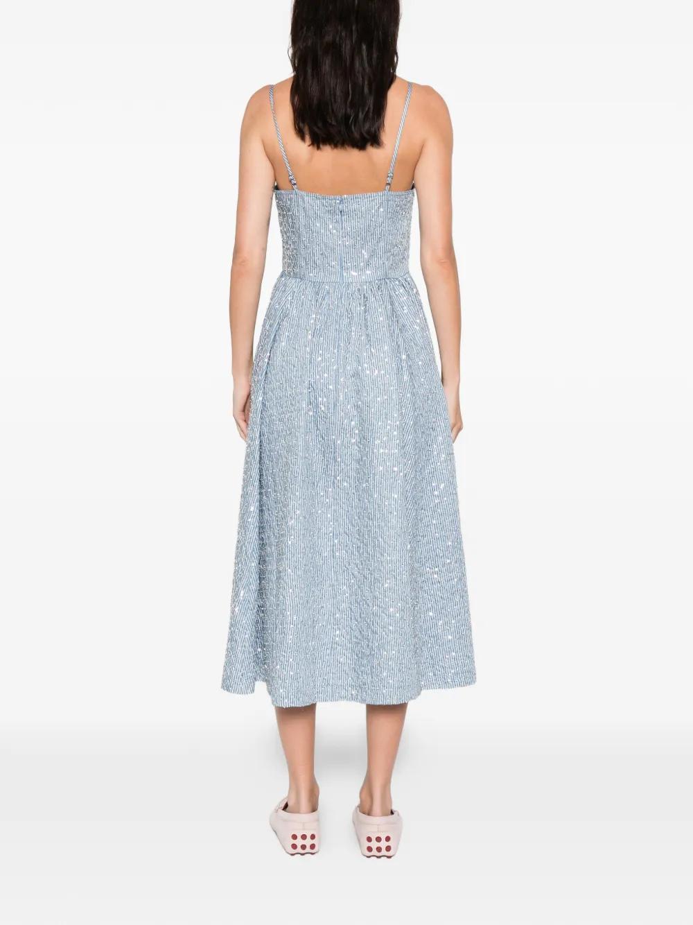 sandro sequin dress SANDRO Long Mesh Sequin Dress