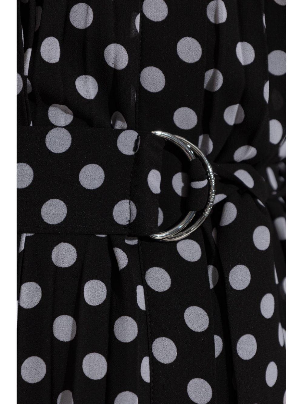michael kors black and white polka dot dress Michael Kors