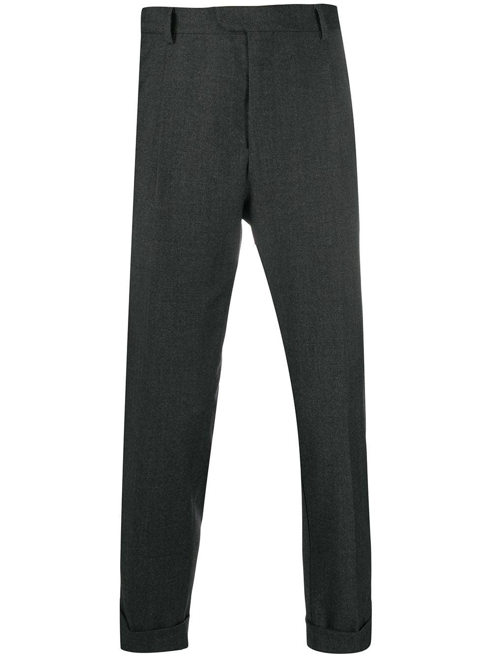Z Zegna Tailored Wool-mix Trousers in Grey (Gray) for Men - Save 7% - Lyst