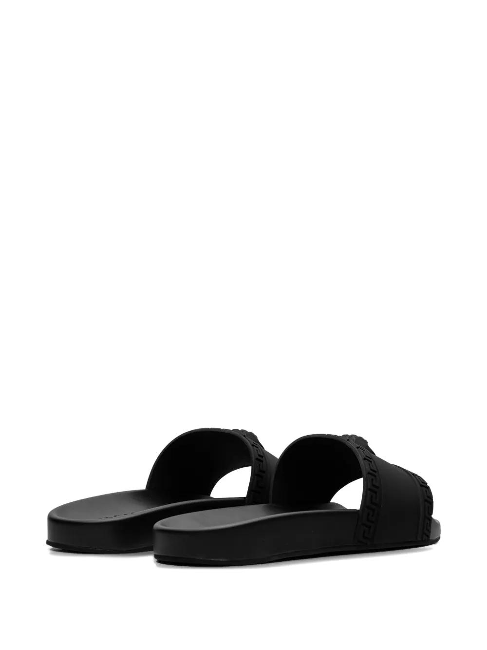 サンダル VERSACE Men Sandals Orange 10184961A13176 1RC10 Logo Sliders Orange | VERSACE US
