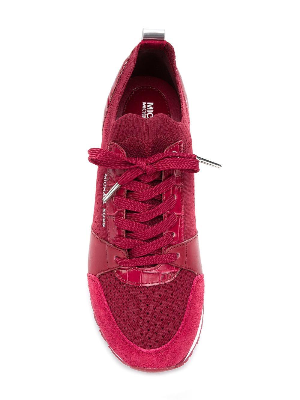 michael kors red sneakers