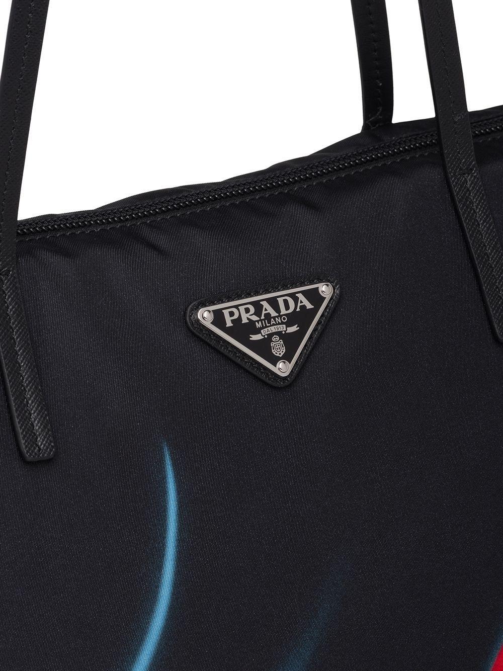 Prada Twin Set Tote Bag in Black