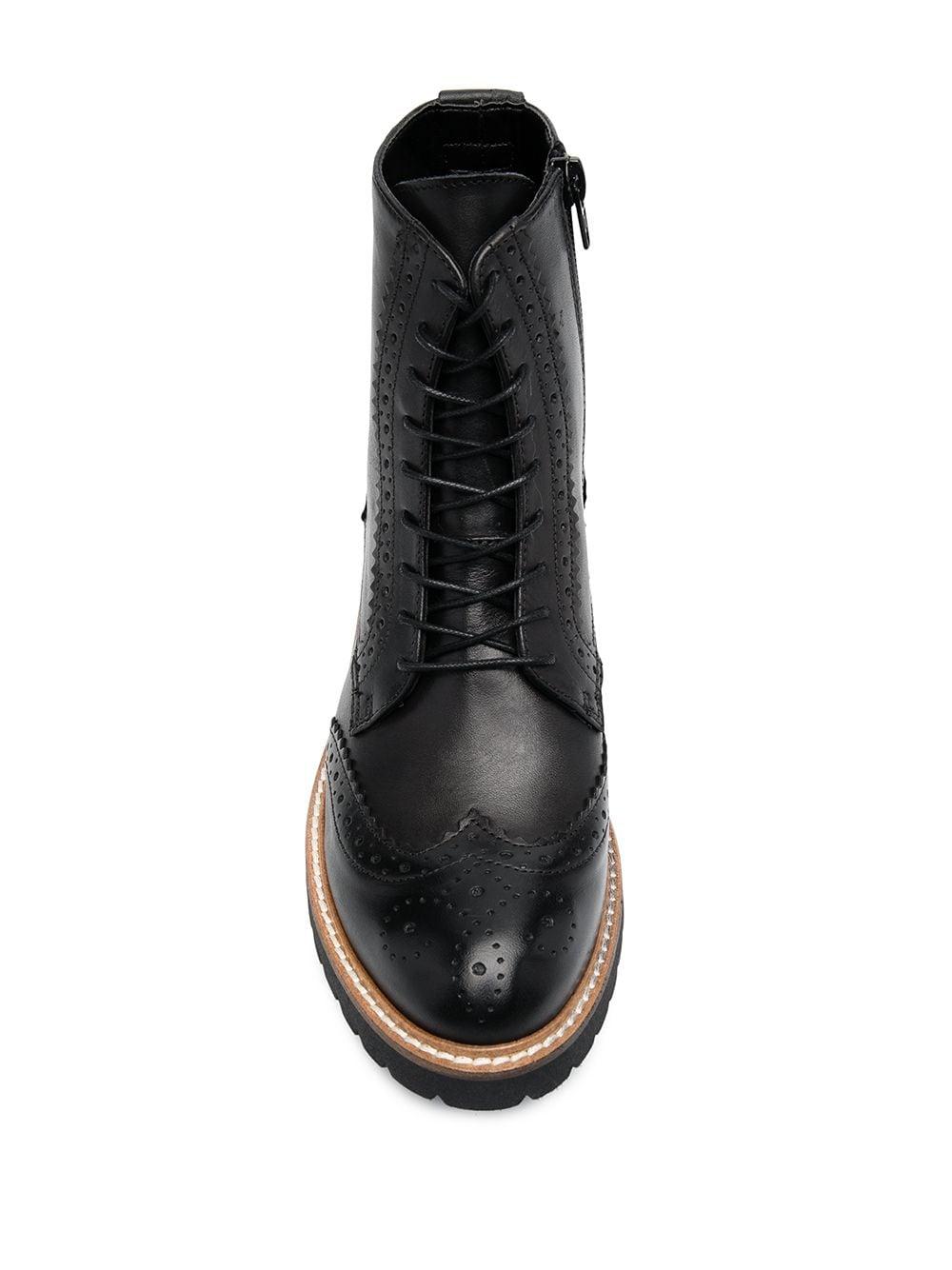 Carvela Kurt Geiger Snail Lace-up Boots in Black - Lyst