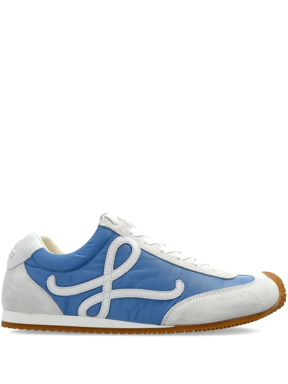 スニーカー Loewe White Nylon And Suede Ballet Runner 2.0 Sneakers Ballet Runner 2.0 suede-trimmed sneakers in white - Loewe