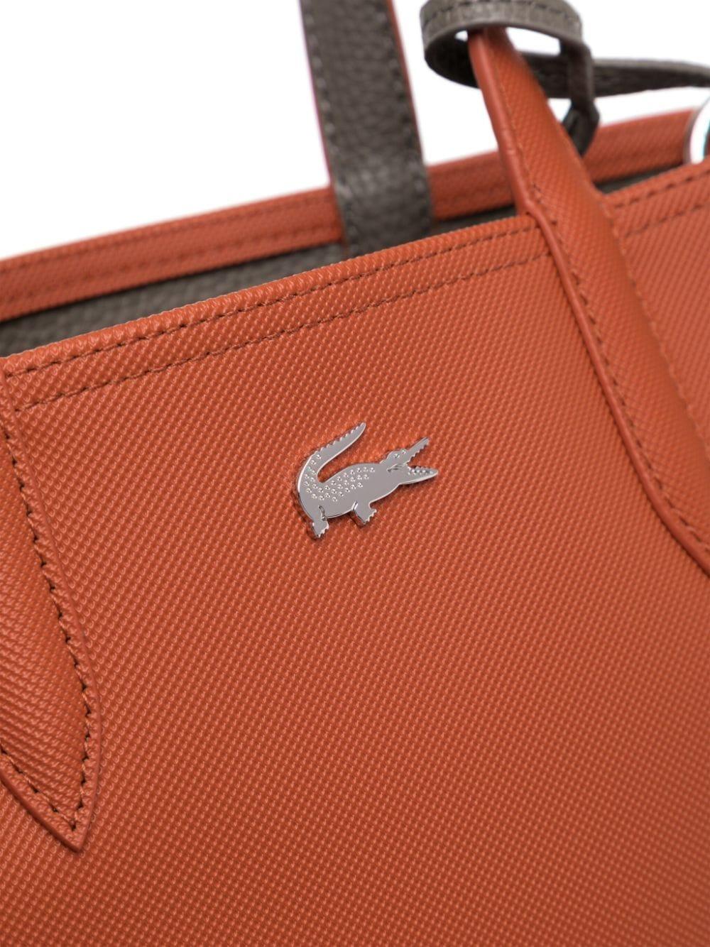 Lacoste Anna Reversible Tote Bag in Orange | Lyst