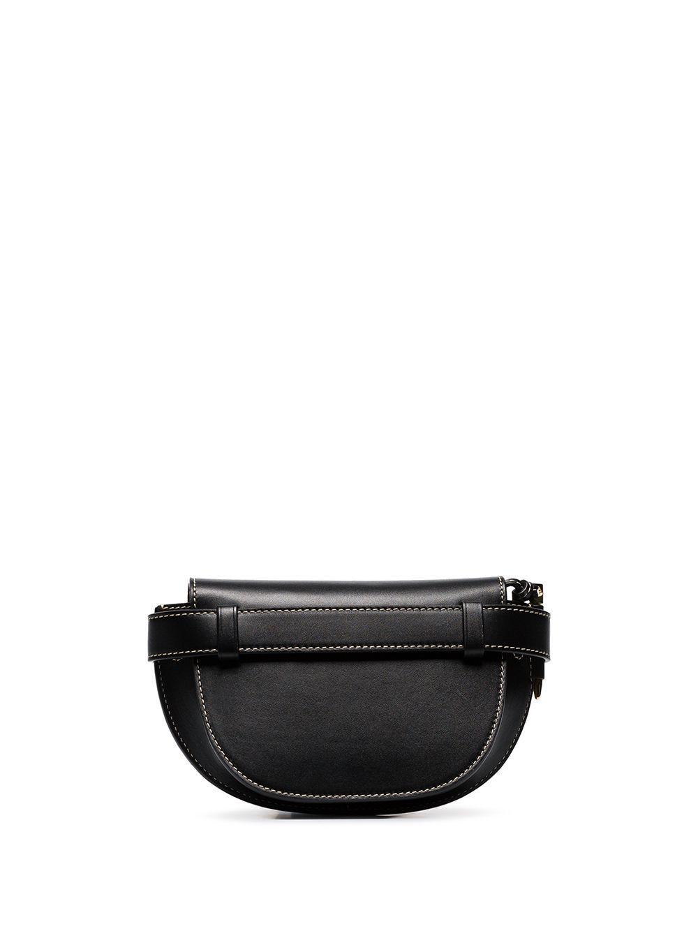 Loewe Leather Mini Gate Mini Belt Bag in Black - Lyst