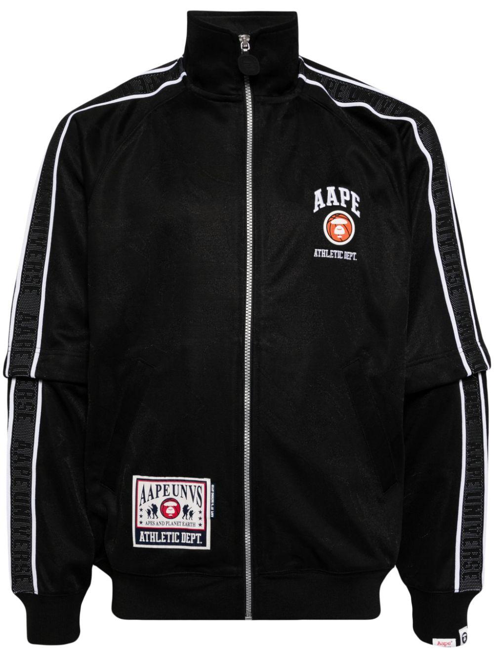 Aape By A Bathing Ape Detachable-Sleeve Sports Jacket in Black for Men |  Lyst