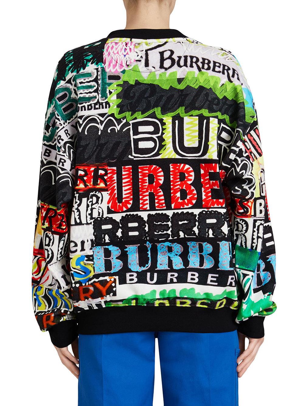 burberry graffiti sweater