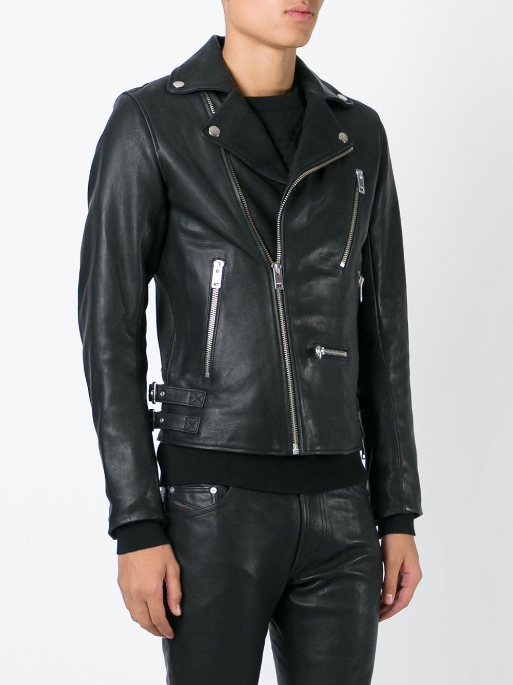 diesel gibson leather jacket