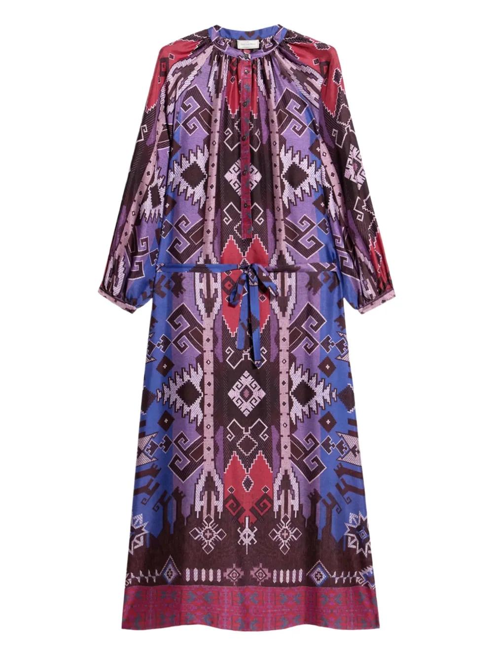 ワンピース Pierre Louis Mascia Dresses KANPUR Dress Viscose Silk in Multicolor | Pierre-Louis Mascia®