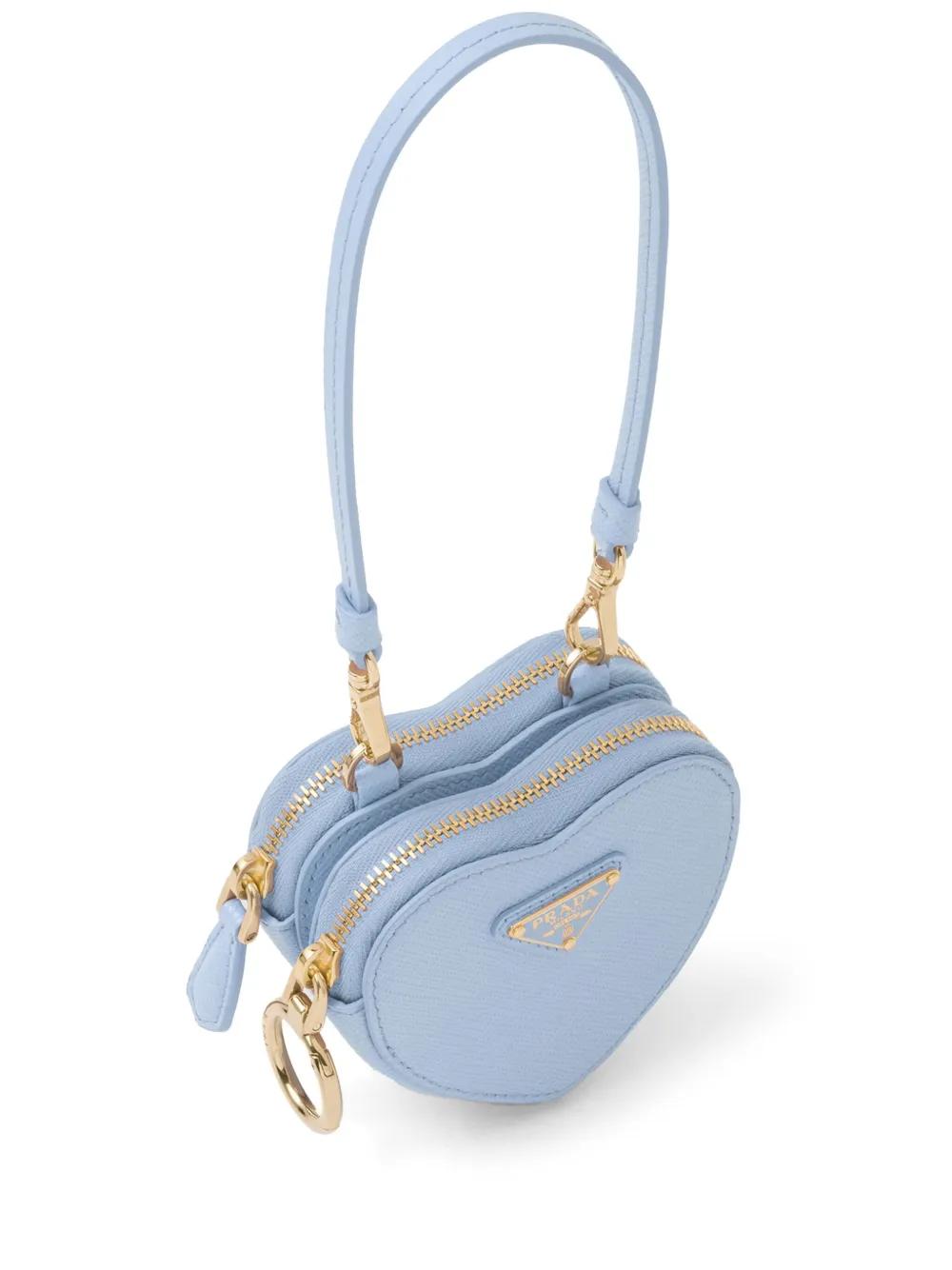 Prada | Bags | Prada Heart Leather Mini Pouch | Poshmark PRADA