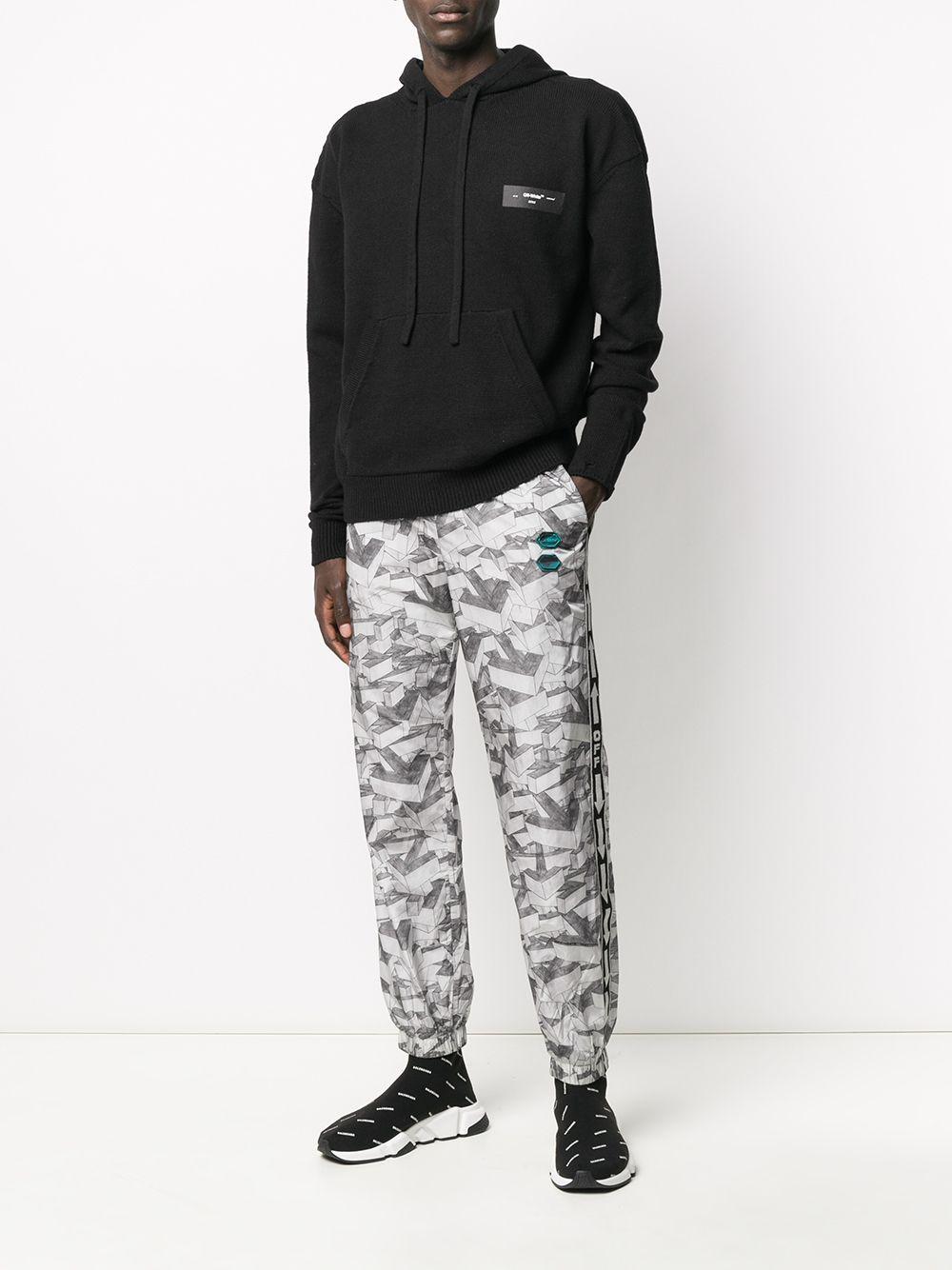 Off-White c/o Virgil Abloh Synthetic Arrow Tracksuit Bottoms in Grey ...
