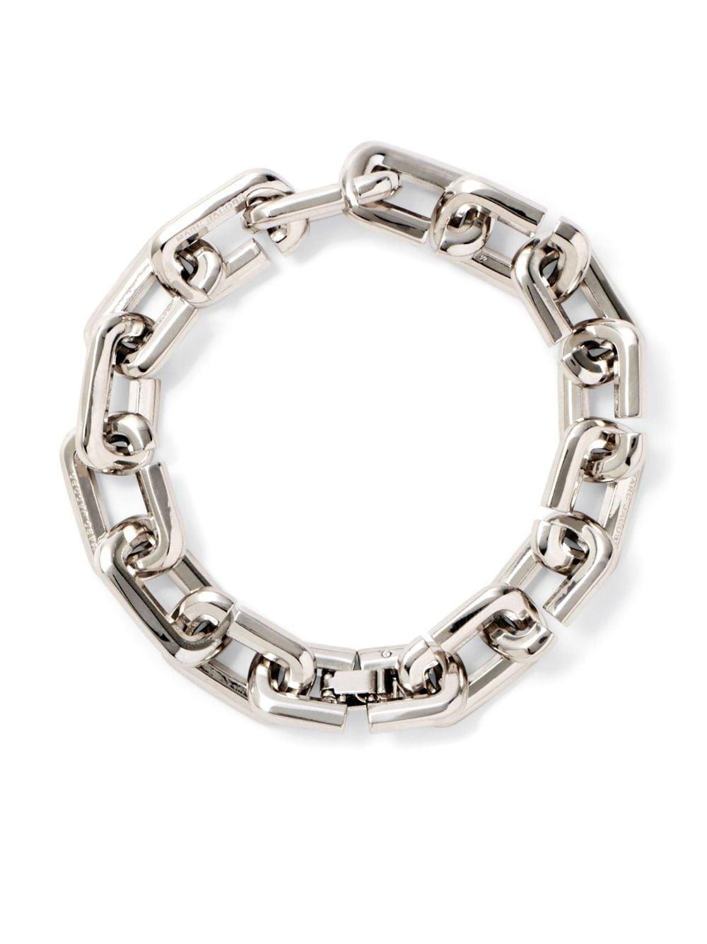 Marc Jacobs The J Marc Chain-link Bracelet in Metallic | Lyst Australia