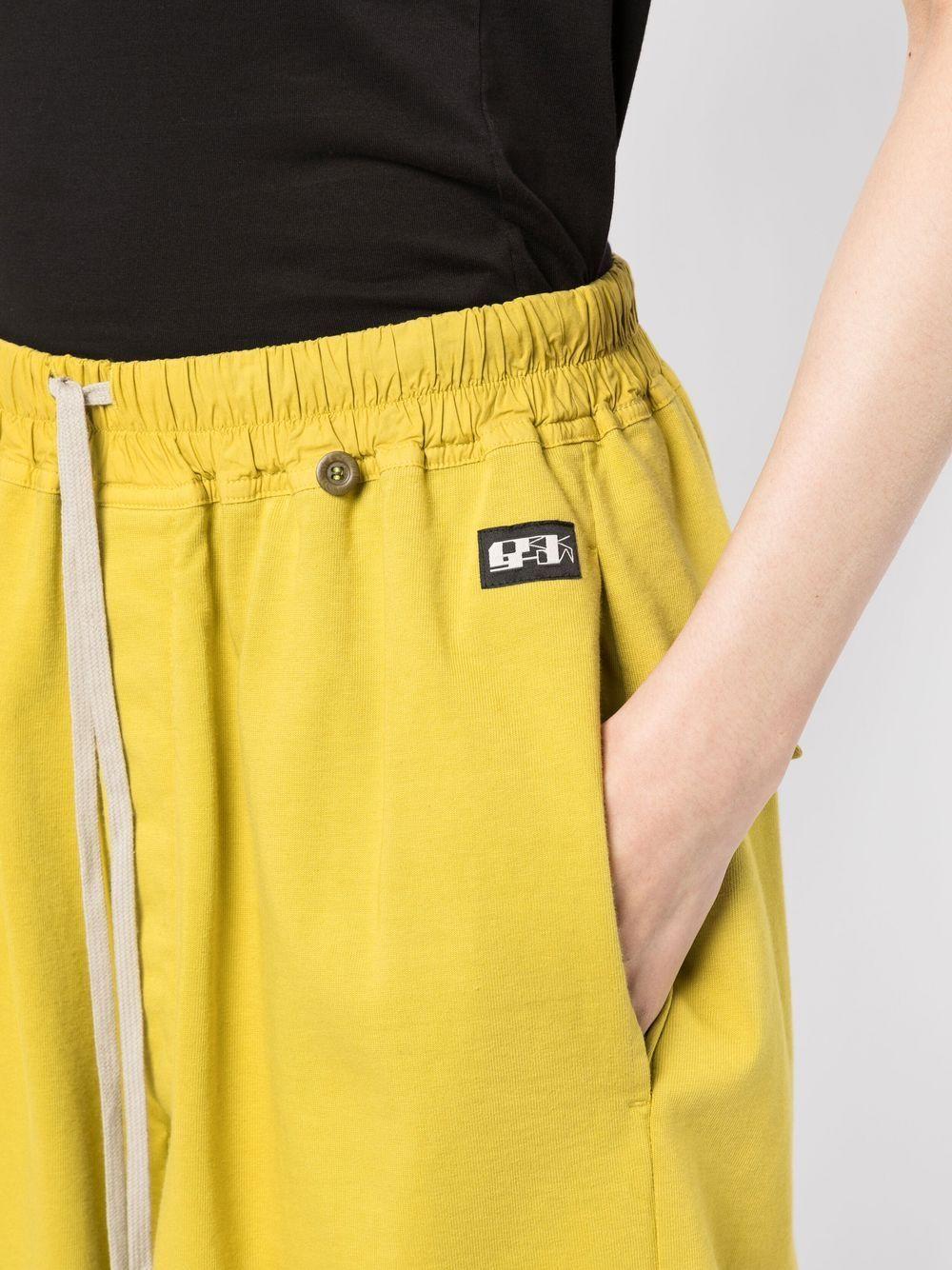 Rick Owens DRKSHDW Drawstring Pods Shorts in Yellow for Men | Lyst