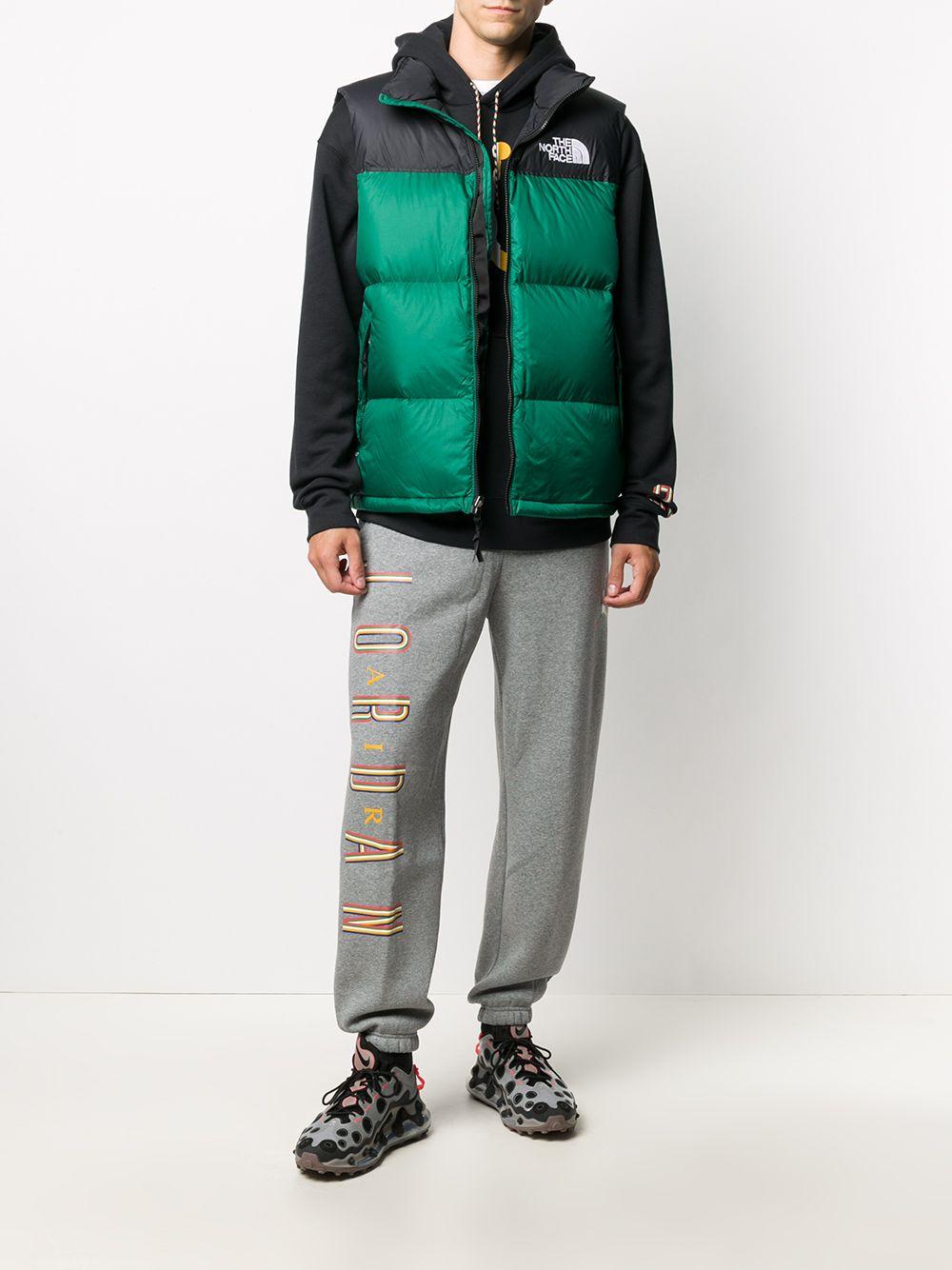 North face outlet gilet green