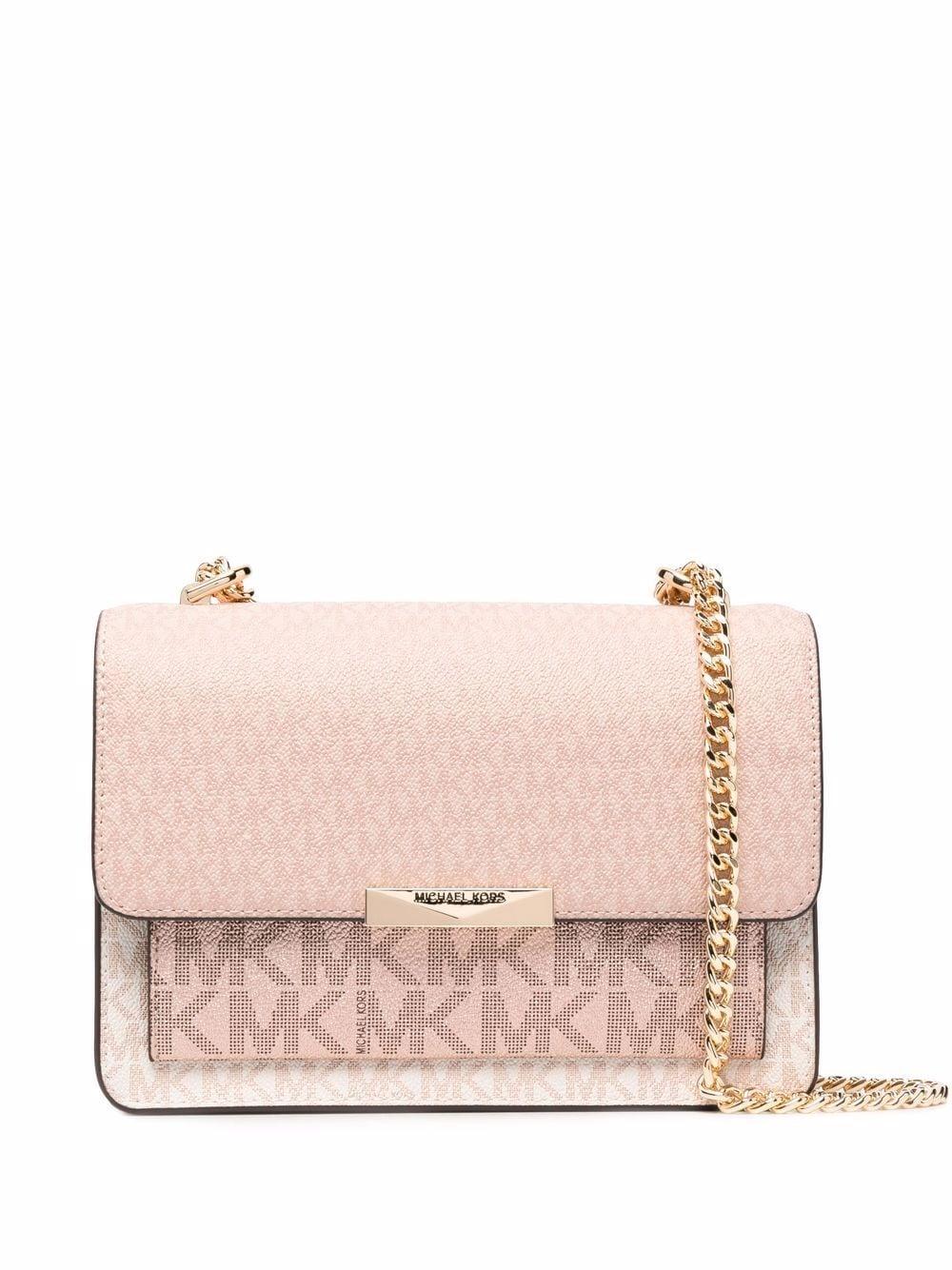 MICHAEL Michael Kors Jade Crossbodytas Met Logo in het Roze | Lyst NL