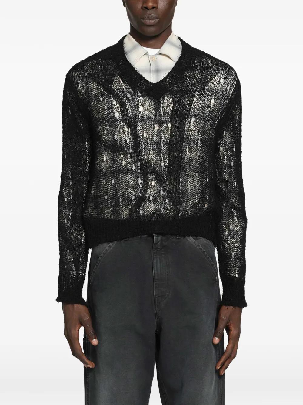新品 OUR LEGACY SLICE TURTLENECK ニット セーター Our Legacy - Slice Turtleneck Black Alpaca