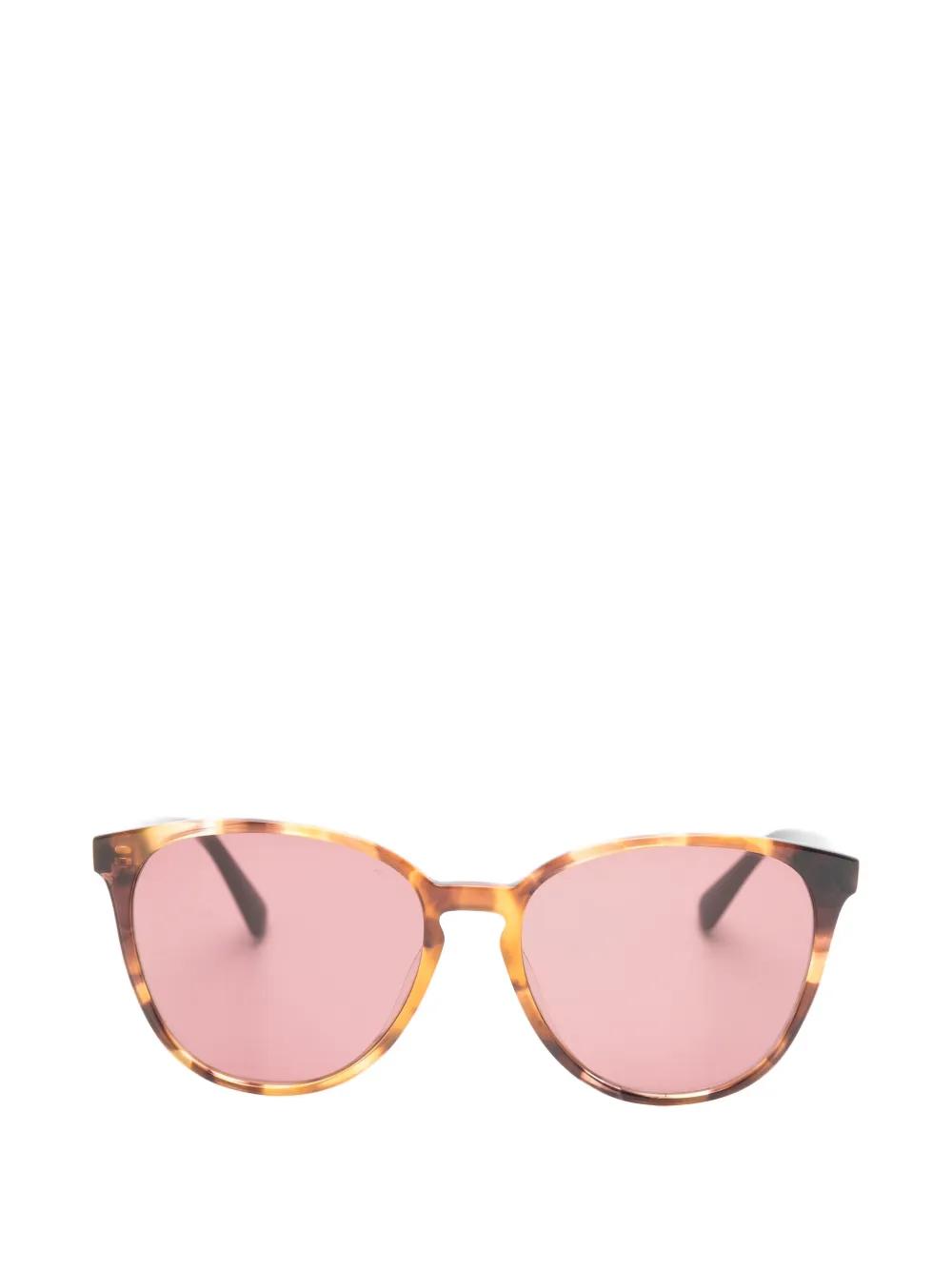 Longchamp Tortoiseshell-Effect Cat-Eye Sunglasses in Pink  display picture 2