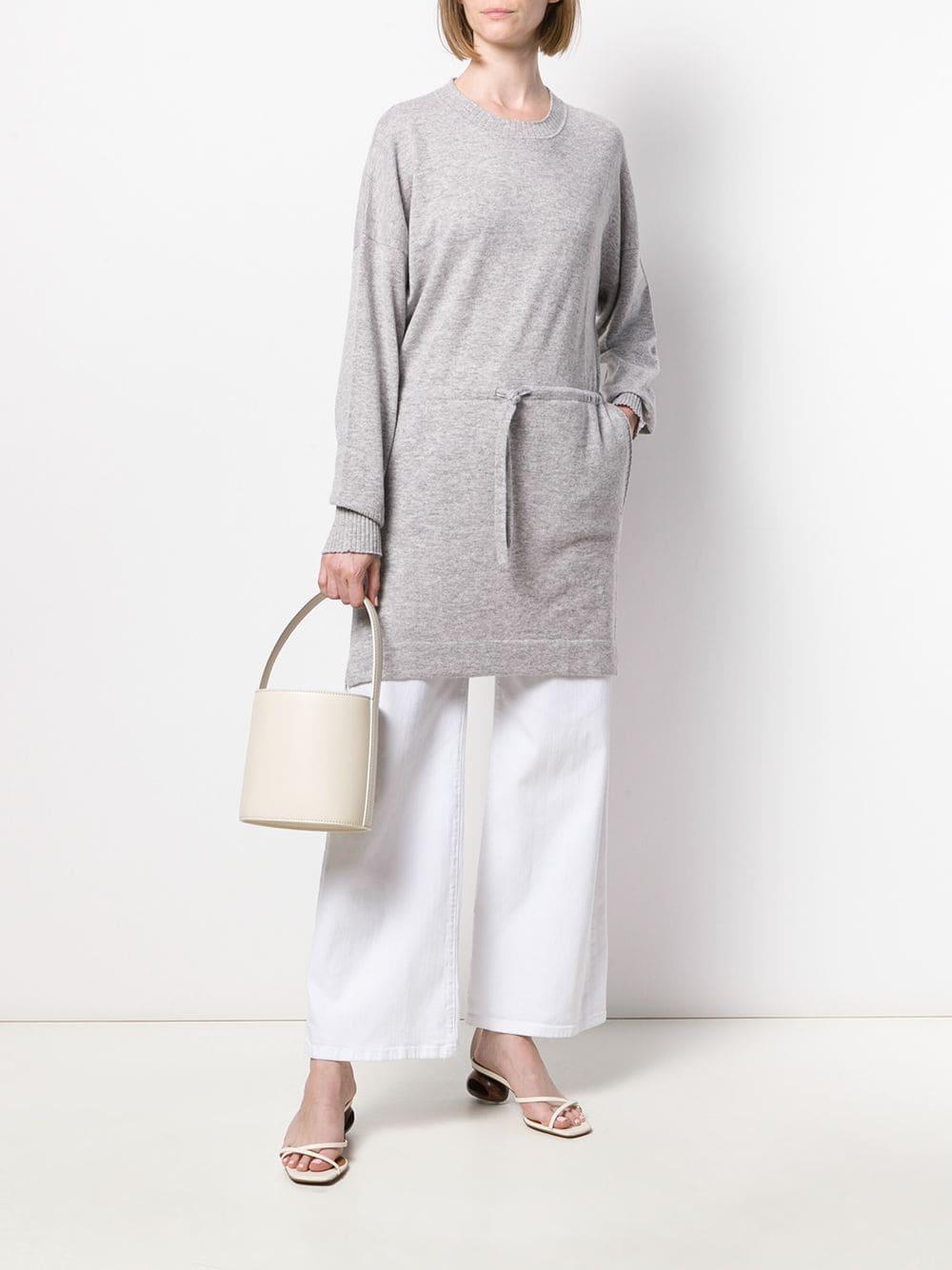 Le Kasha Cashmere Japan Knitted Dress in Grey (Gray) - Lyst