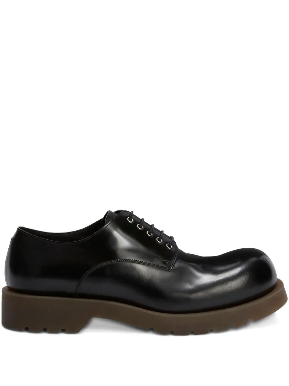 Jil sander ダービー　レザーシューズ Jil Sander チャンキーソール ダービーシューズ | ブラック