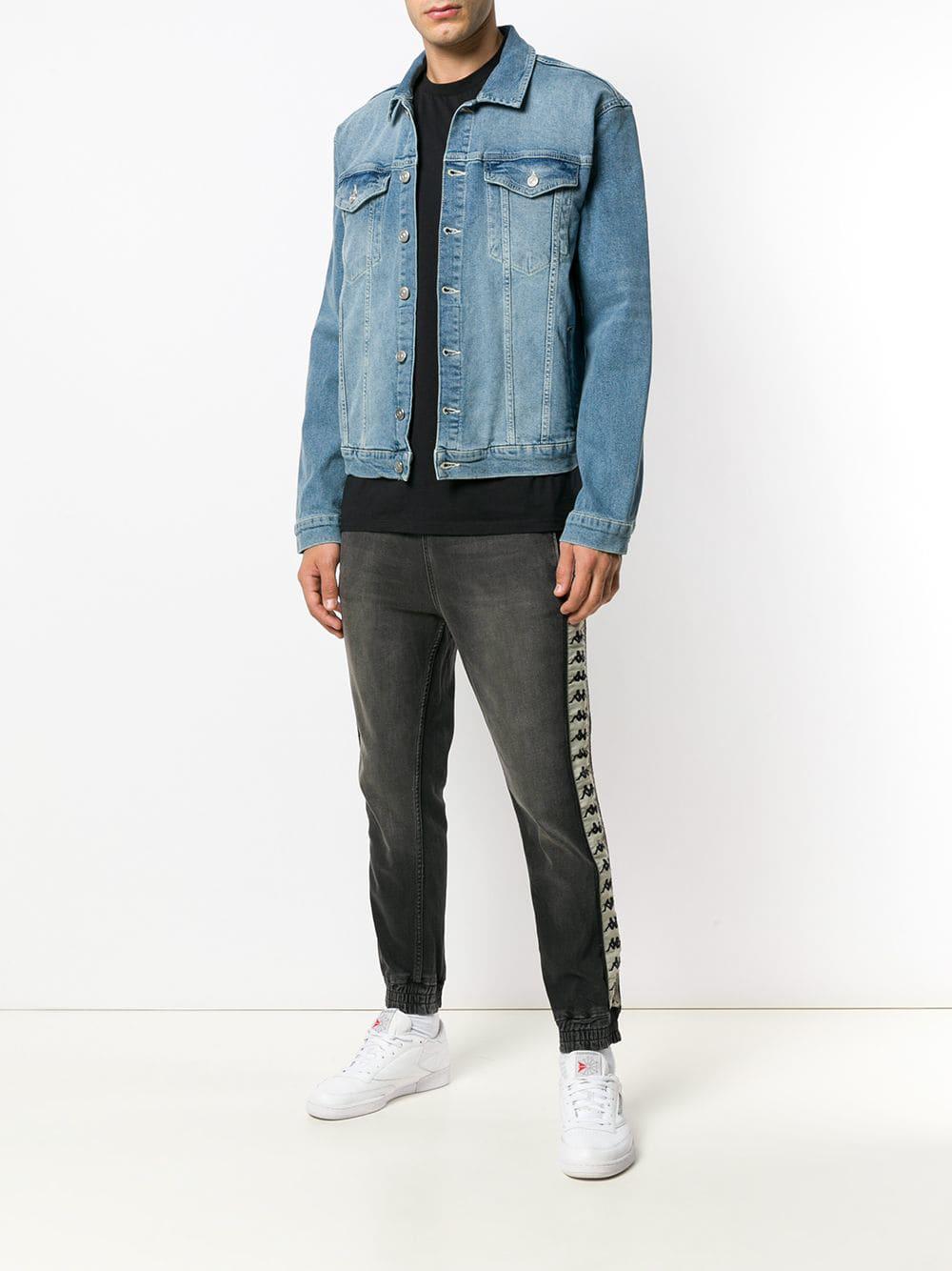 open bottom joggers mens