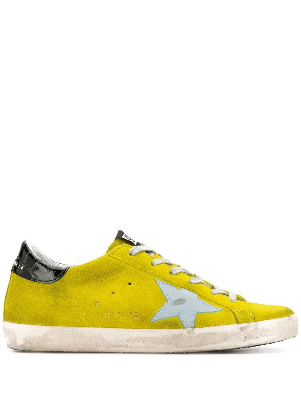 golden goose neon yellow