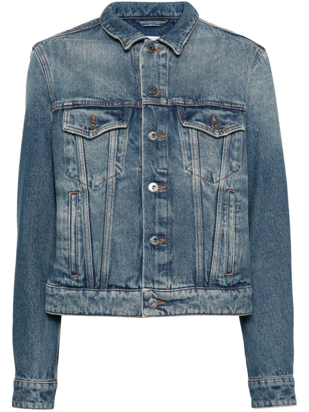 Off white vintage hotsell denim jacket