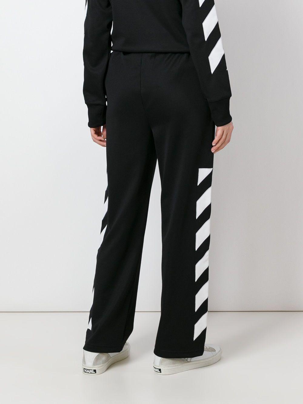 Off-White c/o Virgil Abloh Side Stripes Track Pants in Black - Lyst