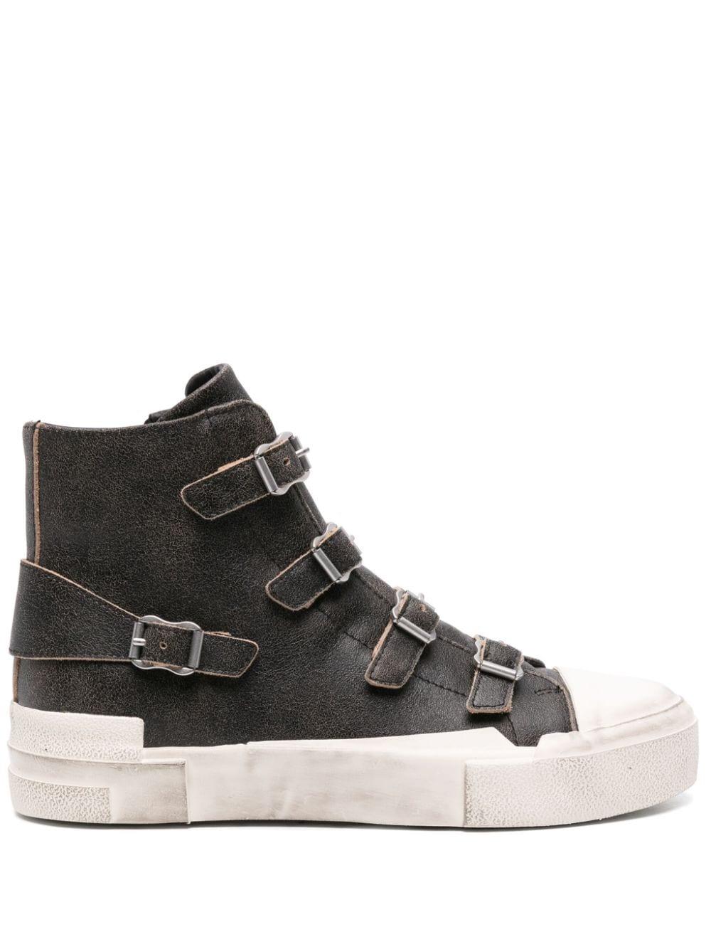 Ash Gang Interceptor Buckled Sneakers in Black Lyst
