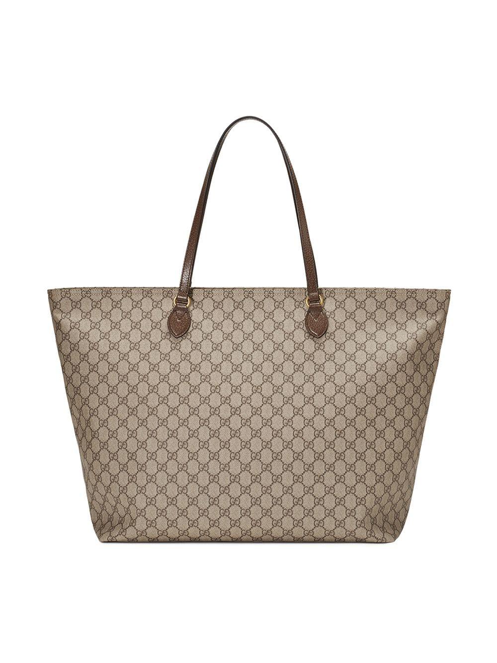 gucci ophidia medium soft gg supreme canvas tote bag