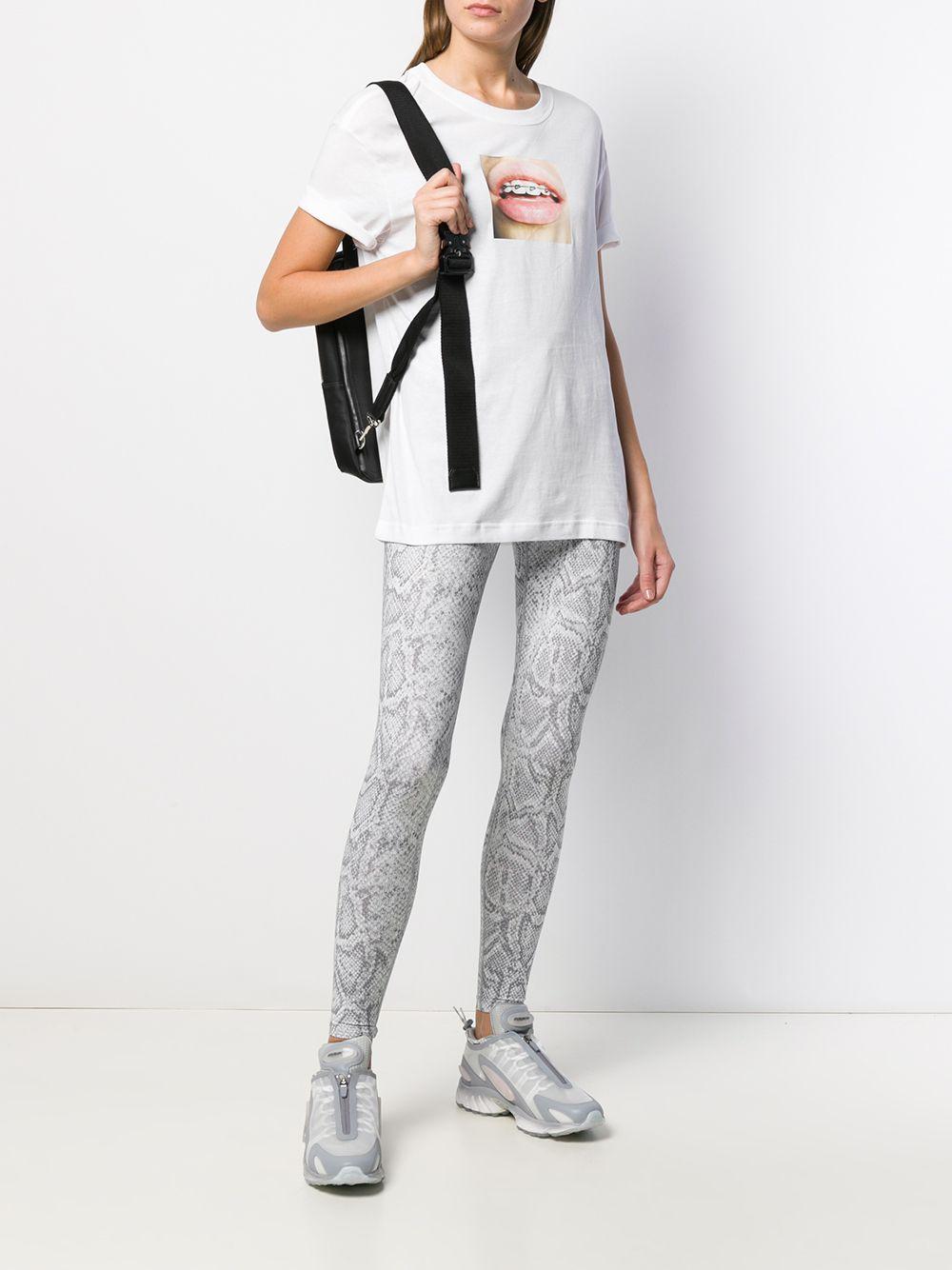 Nike Snake-effect Print Zip leggings in Gray | Lyst