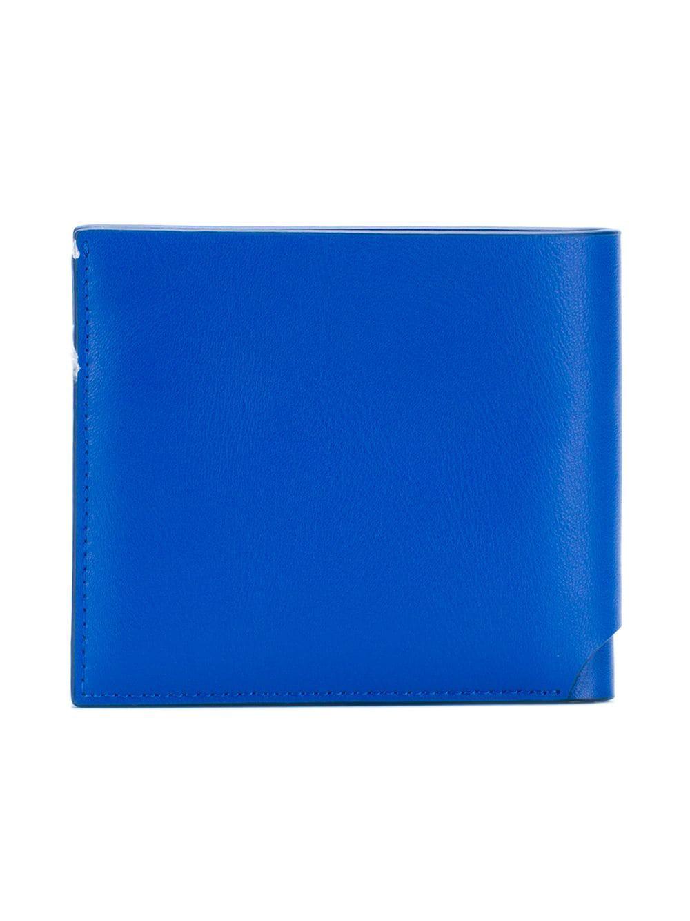 KENZO 'jumping Tiger' Leather Wallet in Blue for Men - Lyst