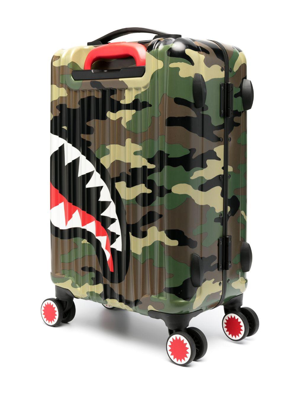 Sprayground Army Camo Sharknautics Carry On Suitcase in Green for Men |  Lyst Canada