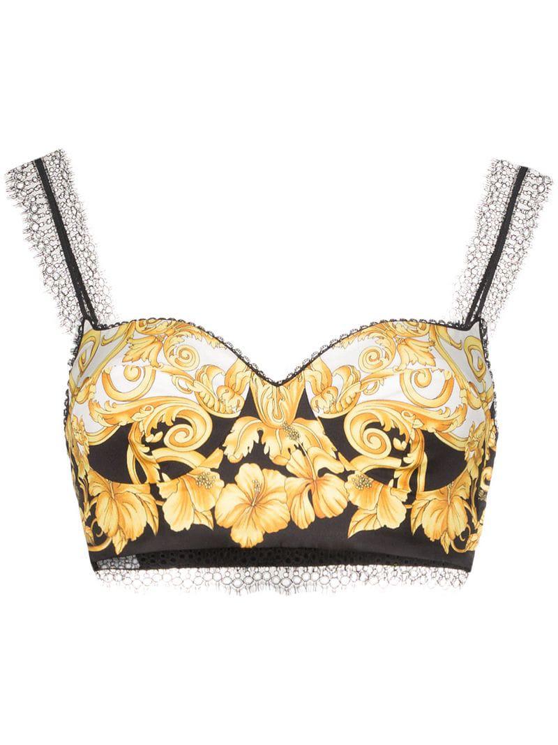 versace baroque bralette