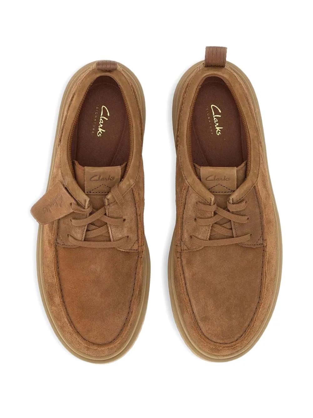 Clarks Heren Bratton Lo Boat Schoenen Leren Casual Sneakers Voor