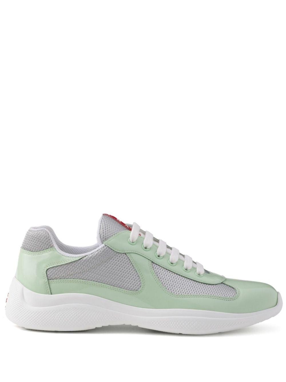 Green prada sneakers discount