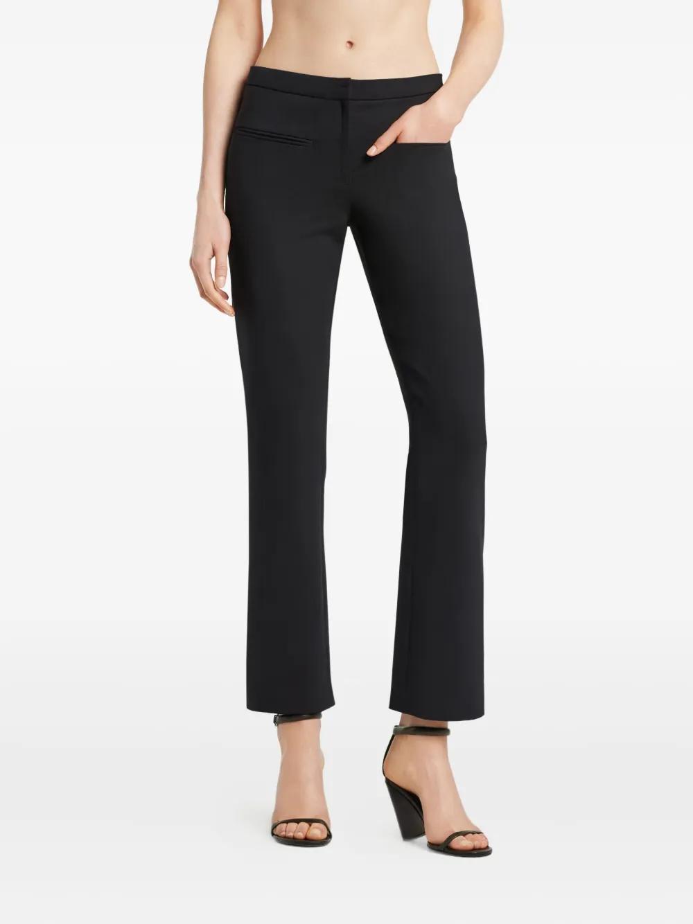 パンツ COURREGES Women Straight Pants 125JPA297PA00439999 Black Trousers Women - courrèges