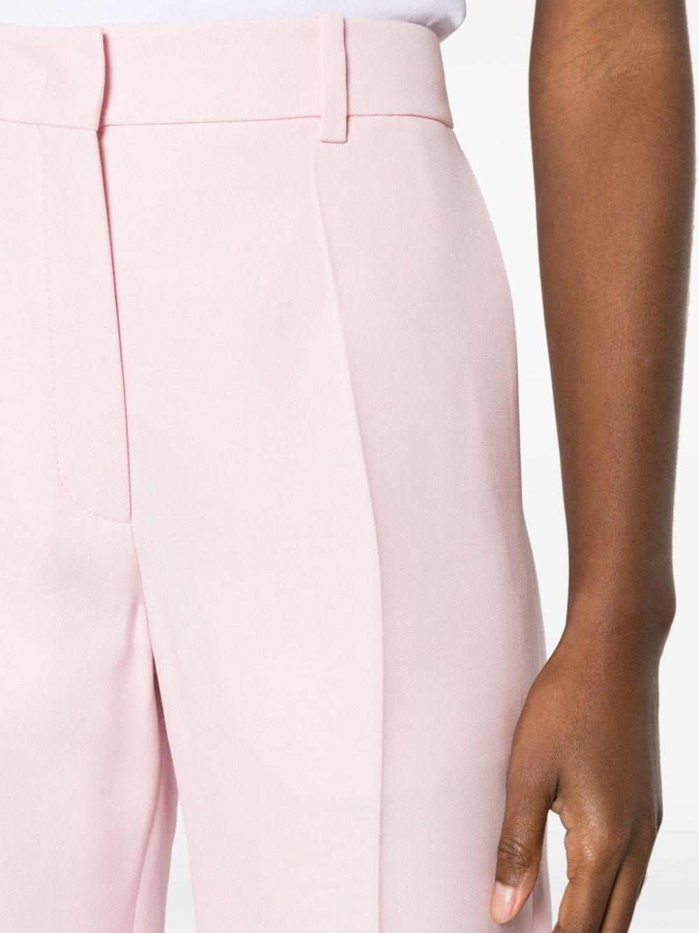 Valentino Garavani pressed-crease straight-leg tailored trousers - Blue
