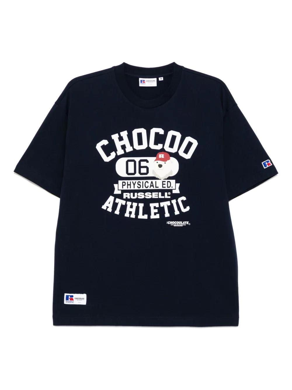 CHOCOOLATE★Round neck loose short sleeve T-shirt CE9 CHOCOOLATE short-sleeved T-shirt | Blue | FARFETCH