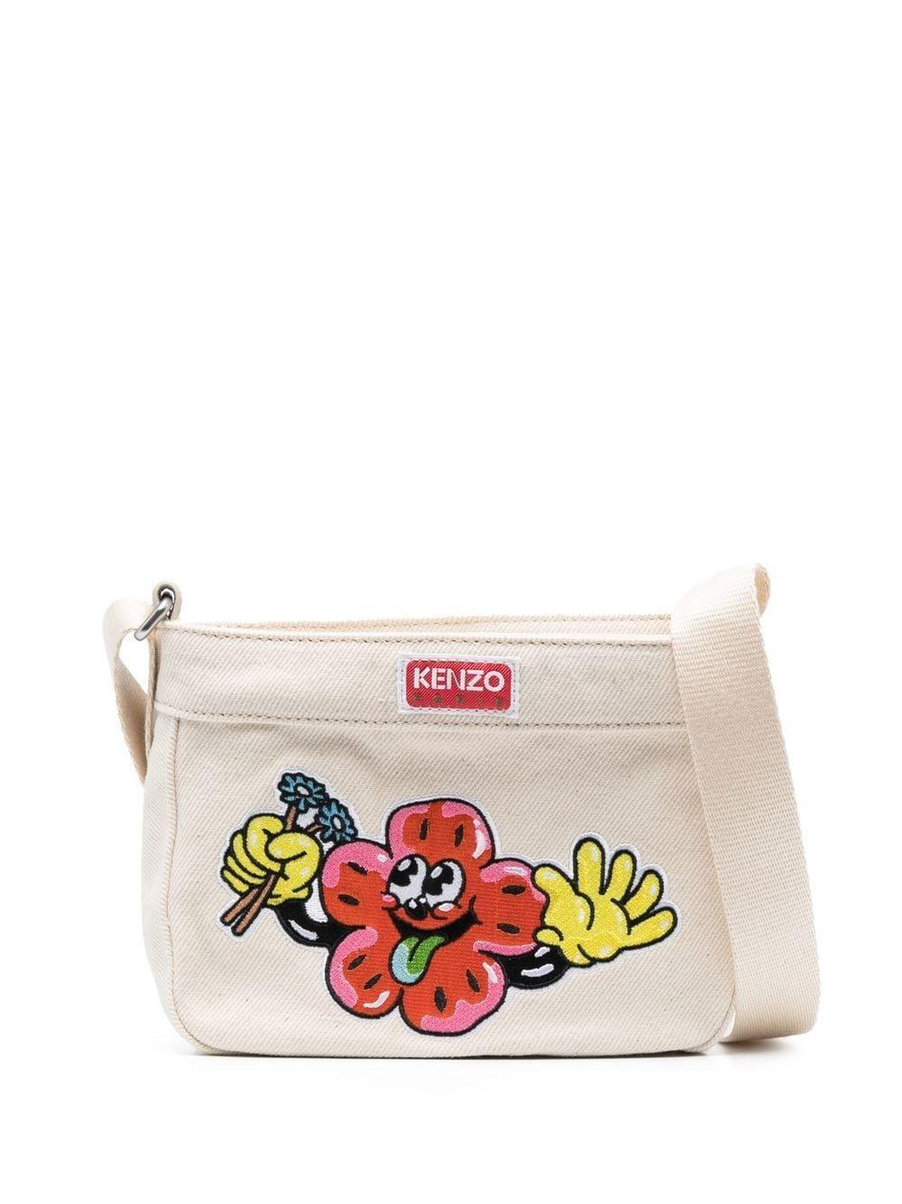 KENZO Boke Flower Signature Print Bag in White Lyst