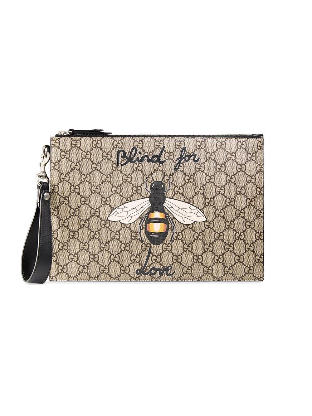 上品なスタイル gucci-neutrals-Bee-Print-GG- 小物