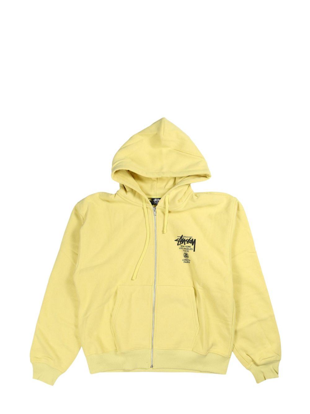 Stussy felpa gialla deals