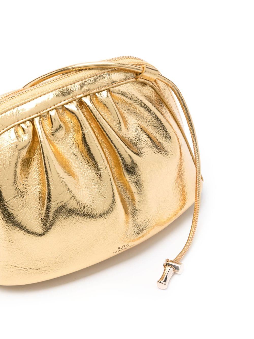 A.P.C. Bourse Ninon Cross Body Bag in Metallic | Lyst