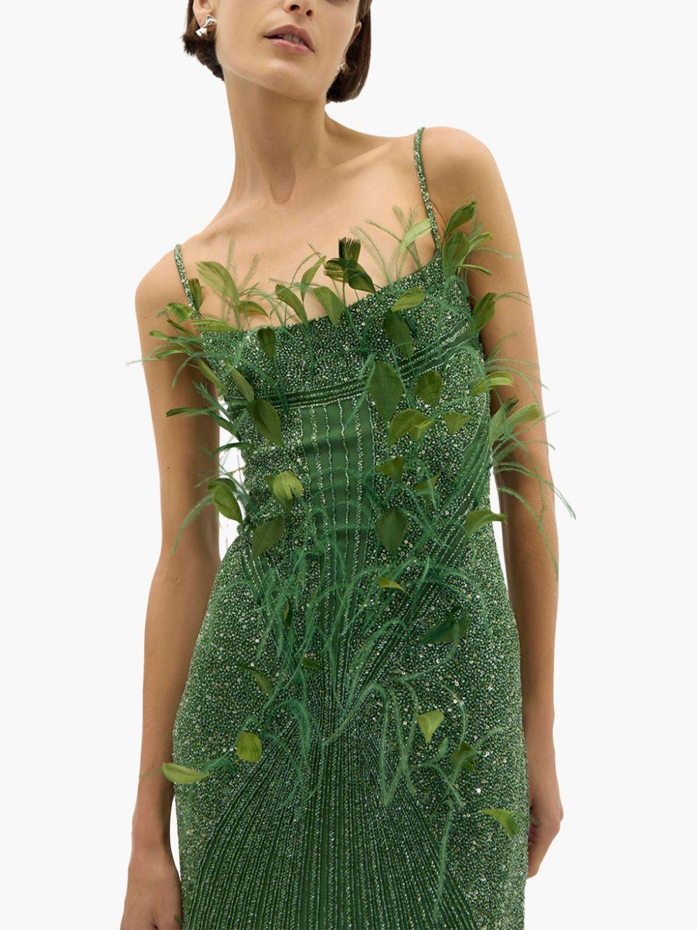 Rachel Gilbert Astra Gown in Green Lyst UK