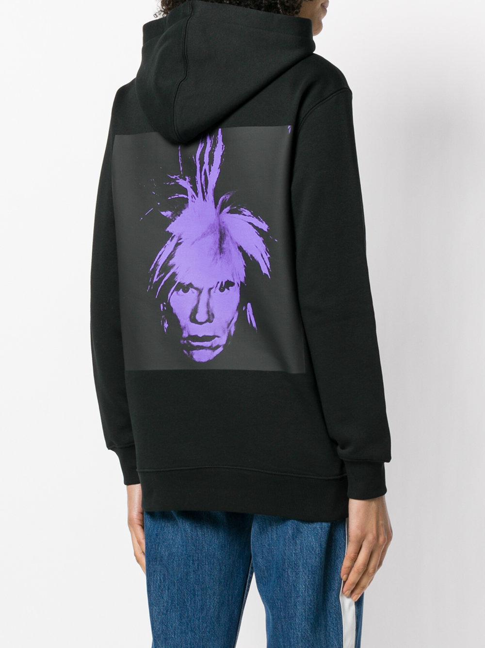 Calvin Klein Cotton Andy Warhol Back Print Hoodie in Black - Lyst