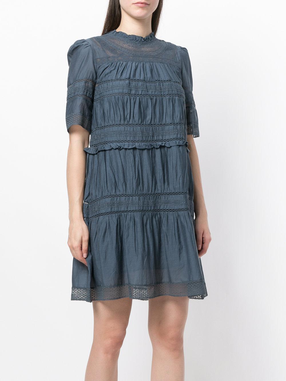 スカート ISABEL MARANT ETOILE Woman Skirt Blue JU0073FBB3H02E 30BU 25PJU0329FA-C1H01I-30BU-A.jpg?