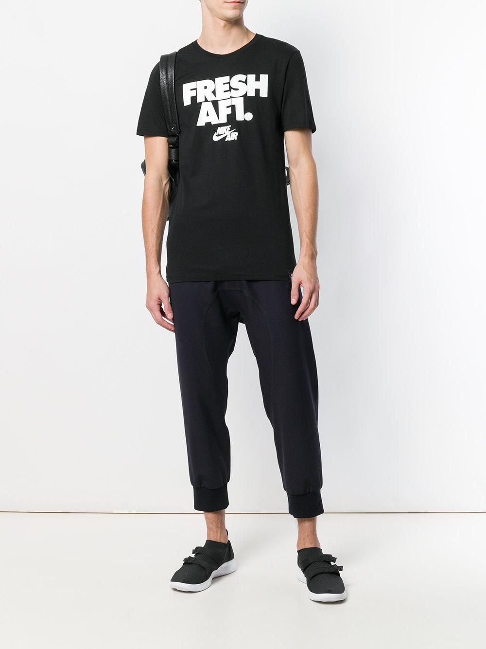 Nike Cotton Fresh Af1 T-shirt in Black for Men | Lyst Australia