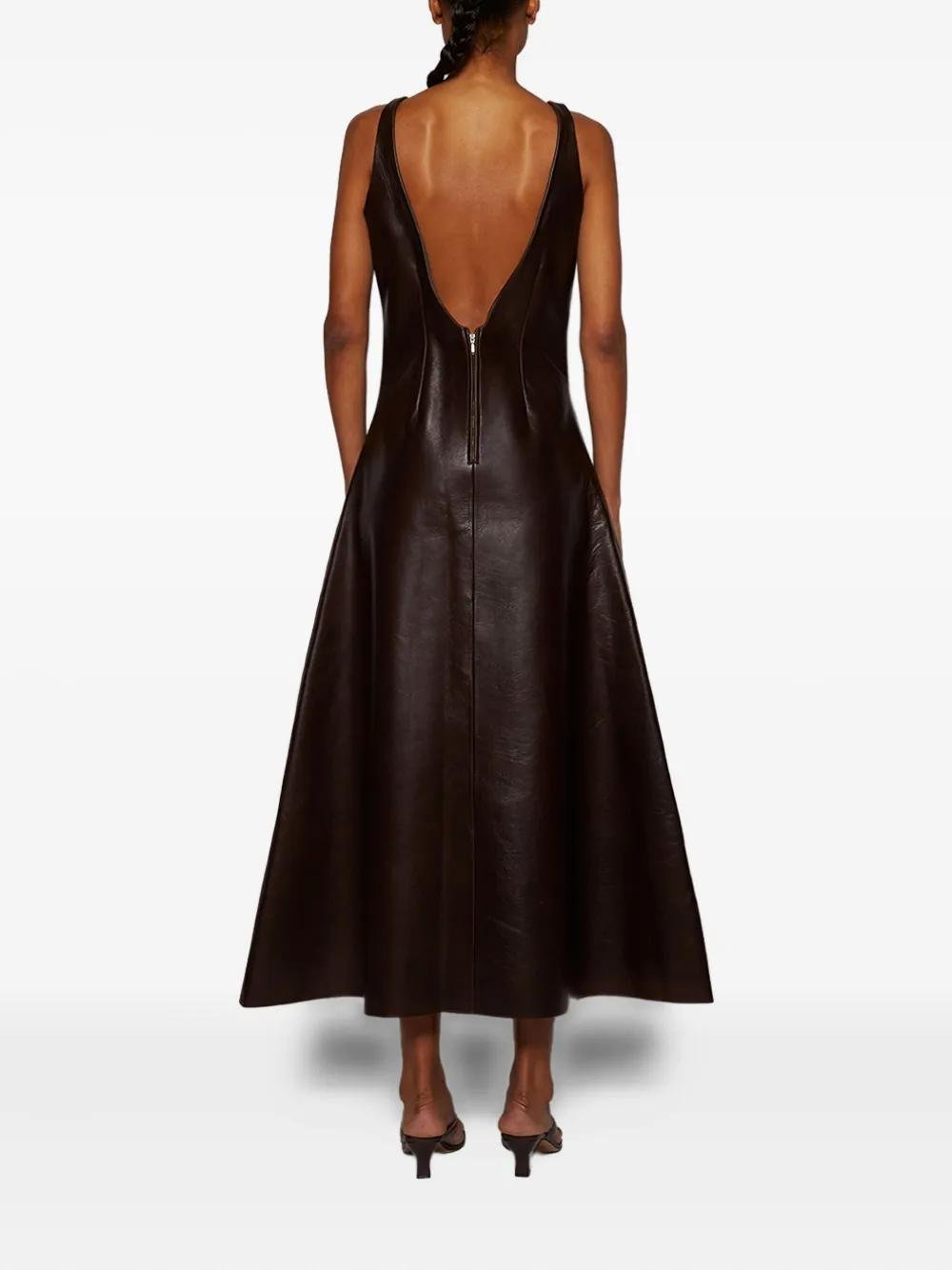 ワンピースその他 Entire Studios Long brown dress in nylon blend Brown Entire studios Dresses for Women | Lyst