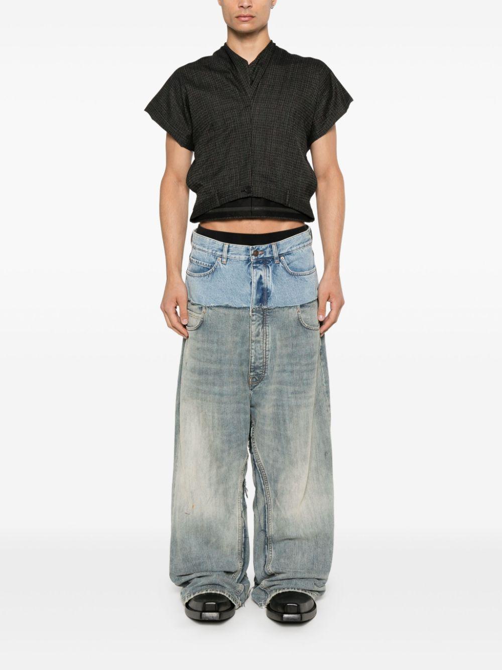 Balenciaga Cut-Up Jeans in Blue | Lyst